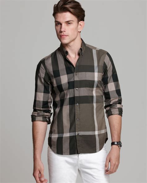 burberry men's shirts saks|Burberry pants women's.